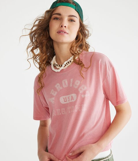 Aero 1987 Logo Vintage Graphic Tee