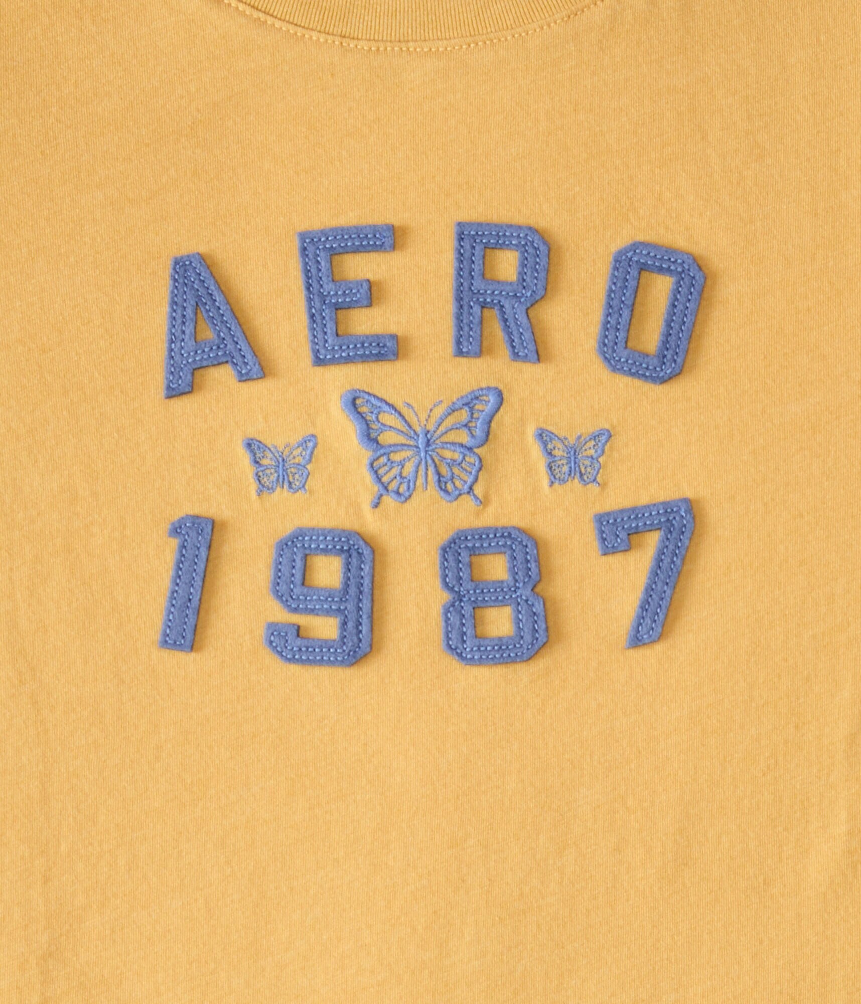 Aero 1987 Butterfly Appliqu&eacute; Graphic Tee
