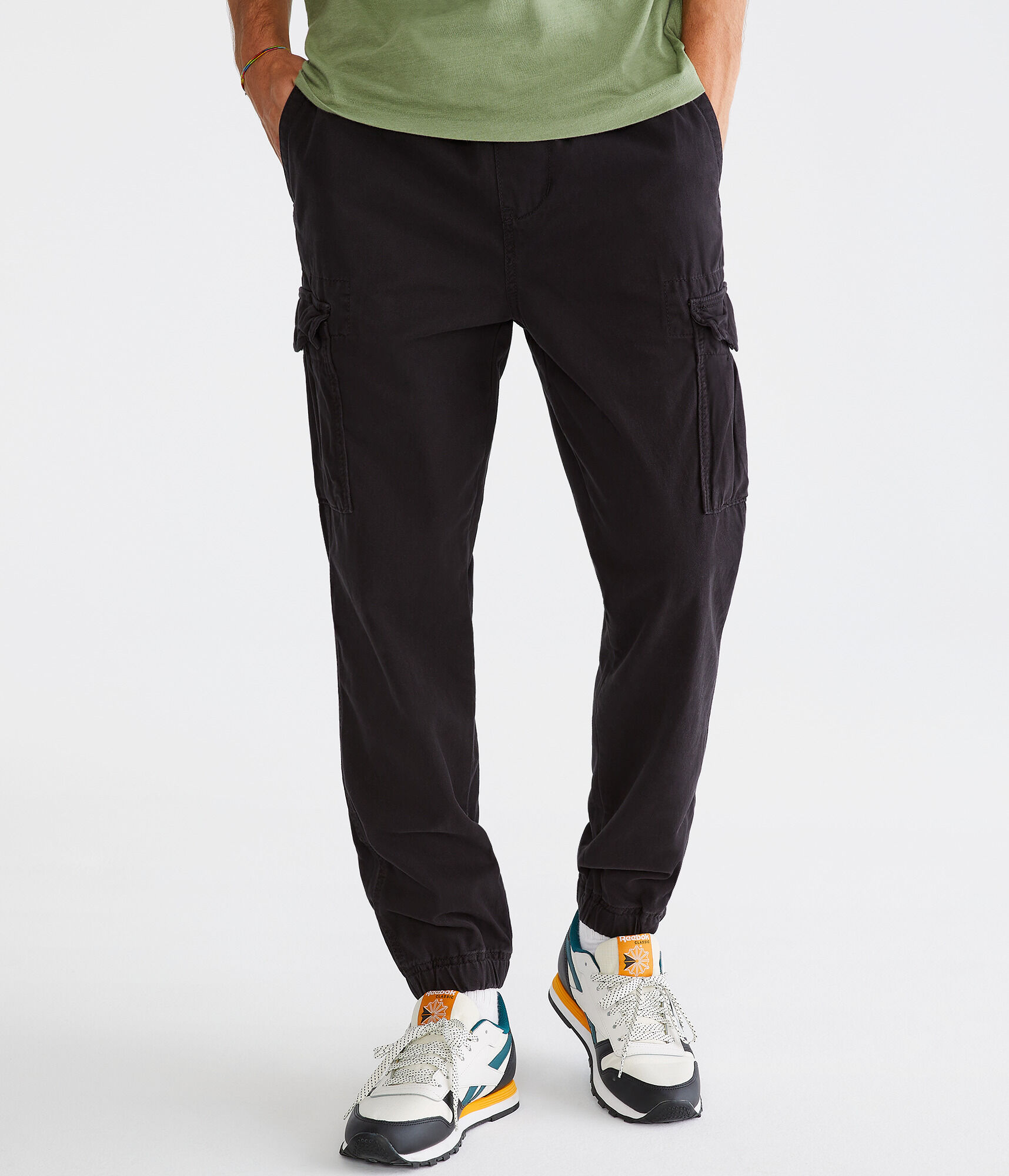 Twill Cargo Joggers