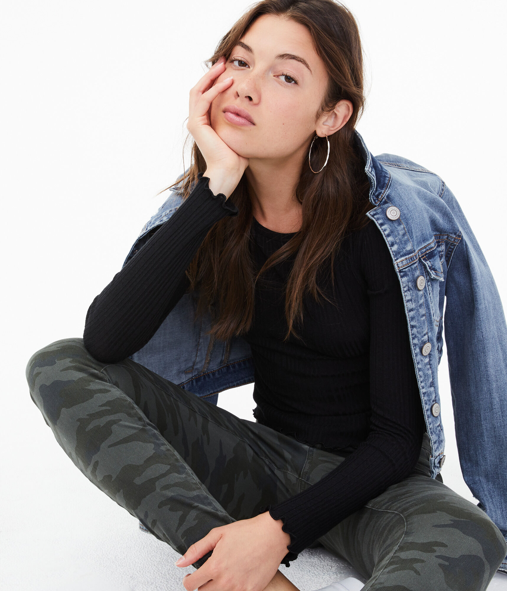 Long Sleeve Shrunken Tee