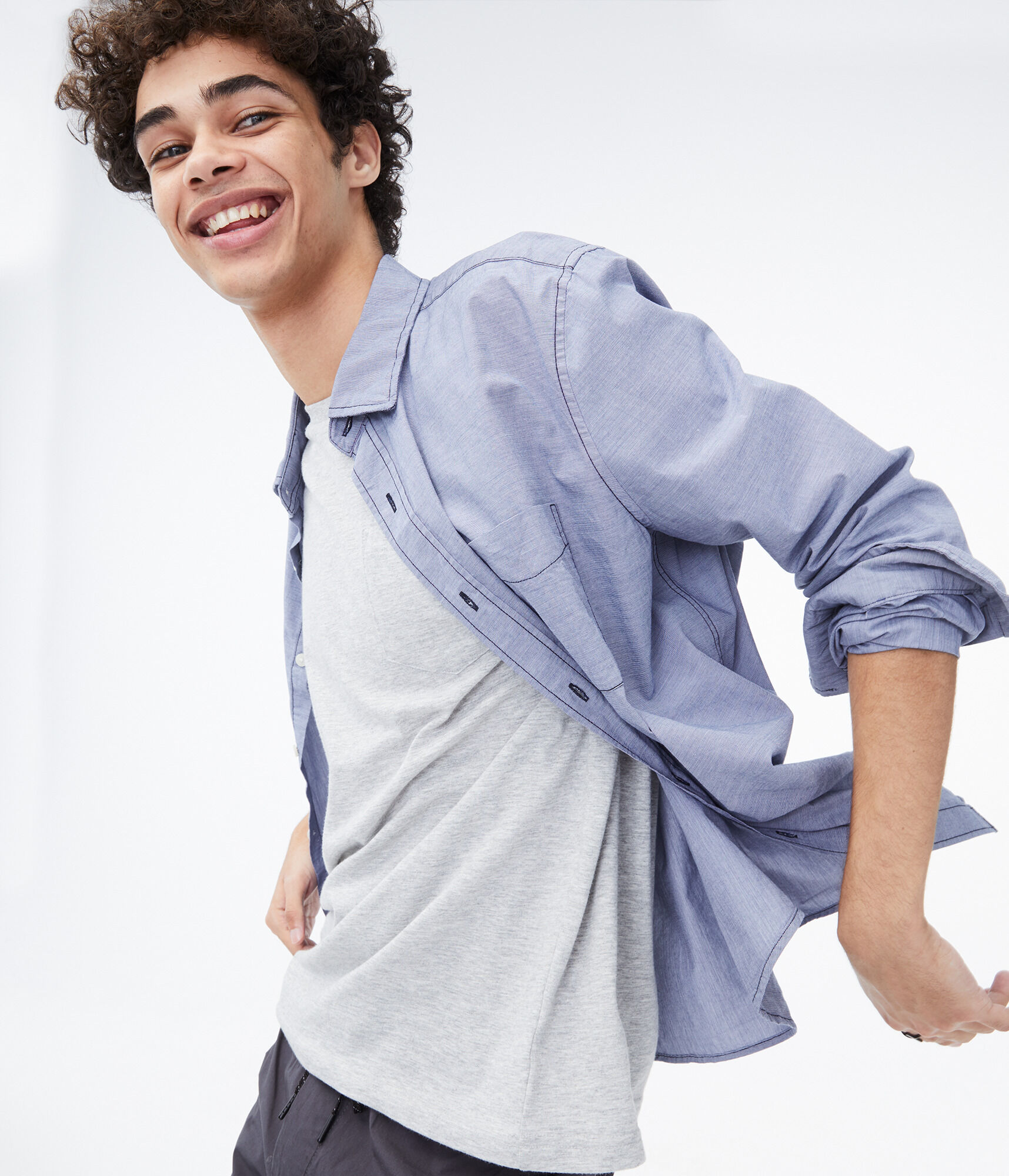 Long Sleeve Button-Down Shirt