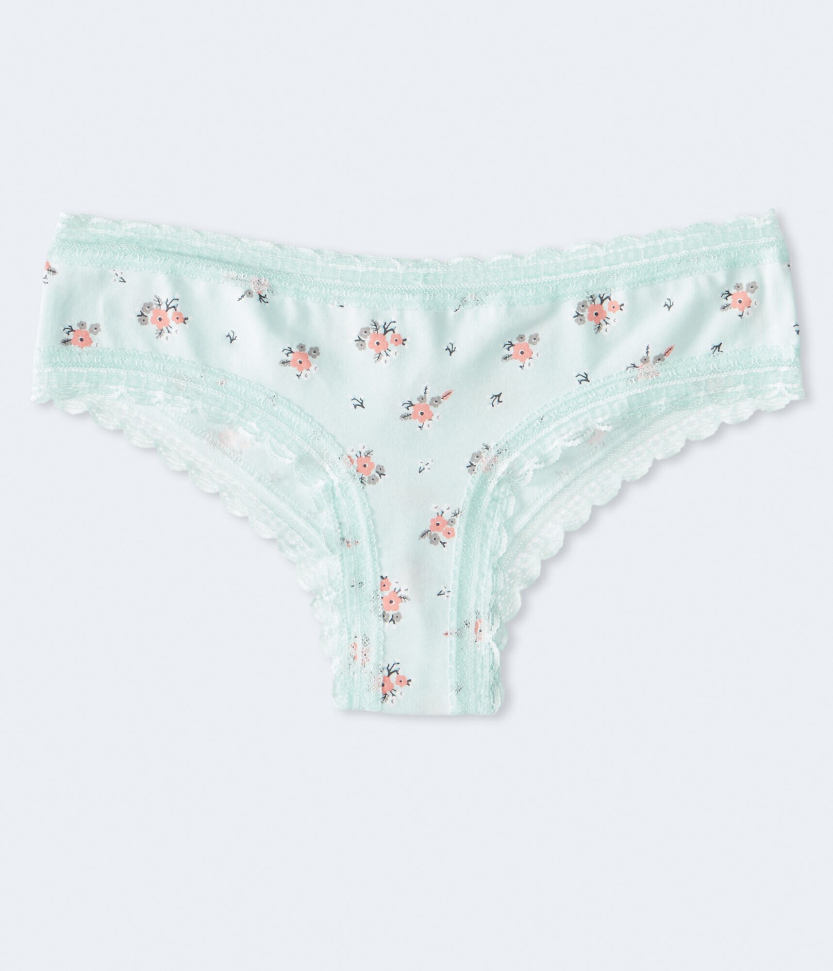 Floral Lace-Trim Cheeky