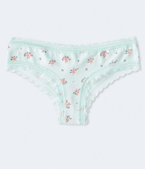 Floral Lace-Trim Cheeky Floral Lace-Trim Cheeky