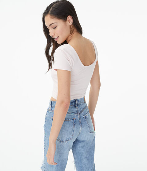Seriously Soft Notch-Neck Baby Tee Seriously Soft Notch-Neck Baby Tee