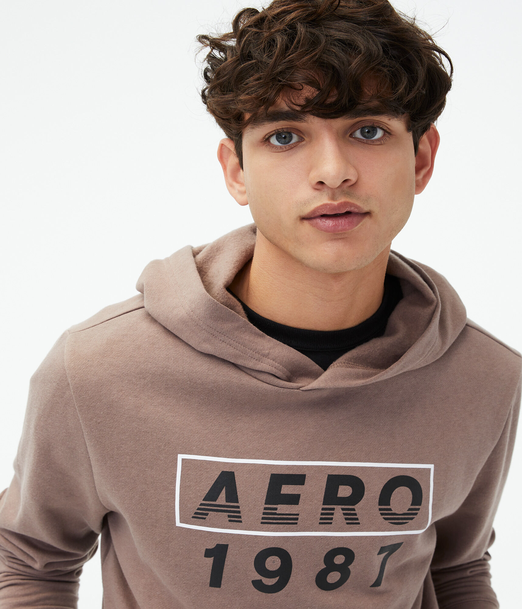 Aero 1987 Box Logo Pullover Hoodie