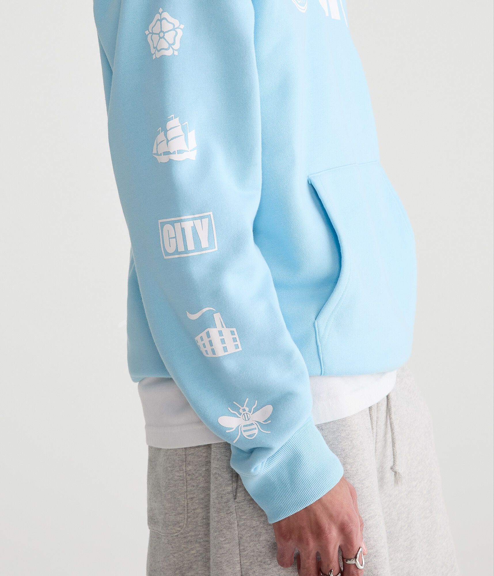Manchester City Football Pullover Hoodie
