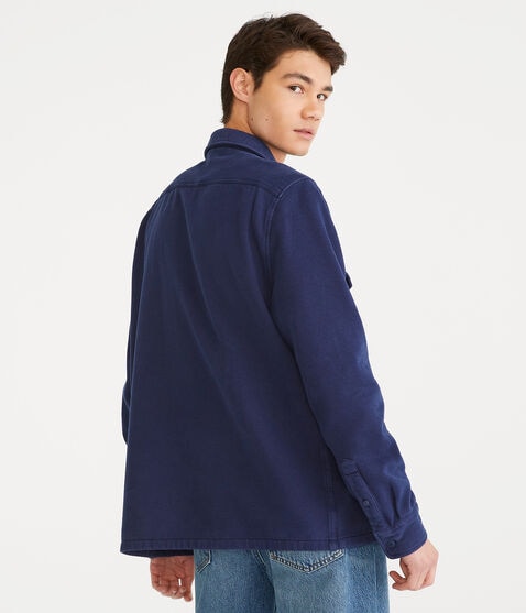 Long Sleeve Fleece Overshirt