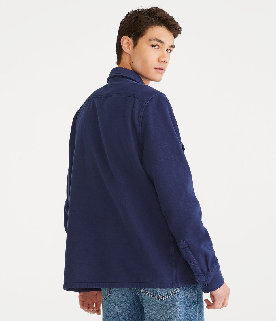 Long Sleeve Fleece Overshirt