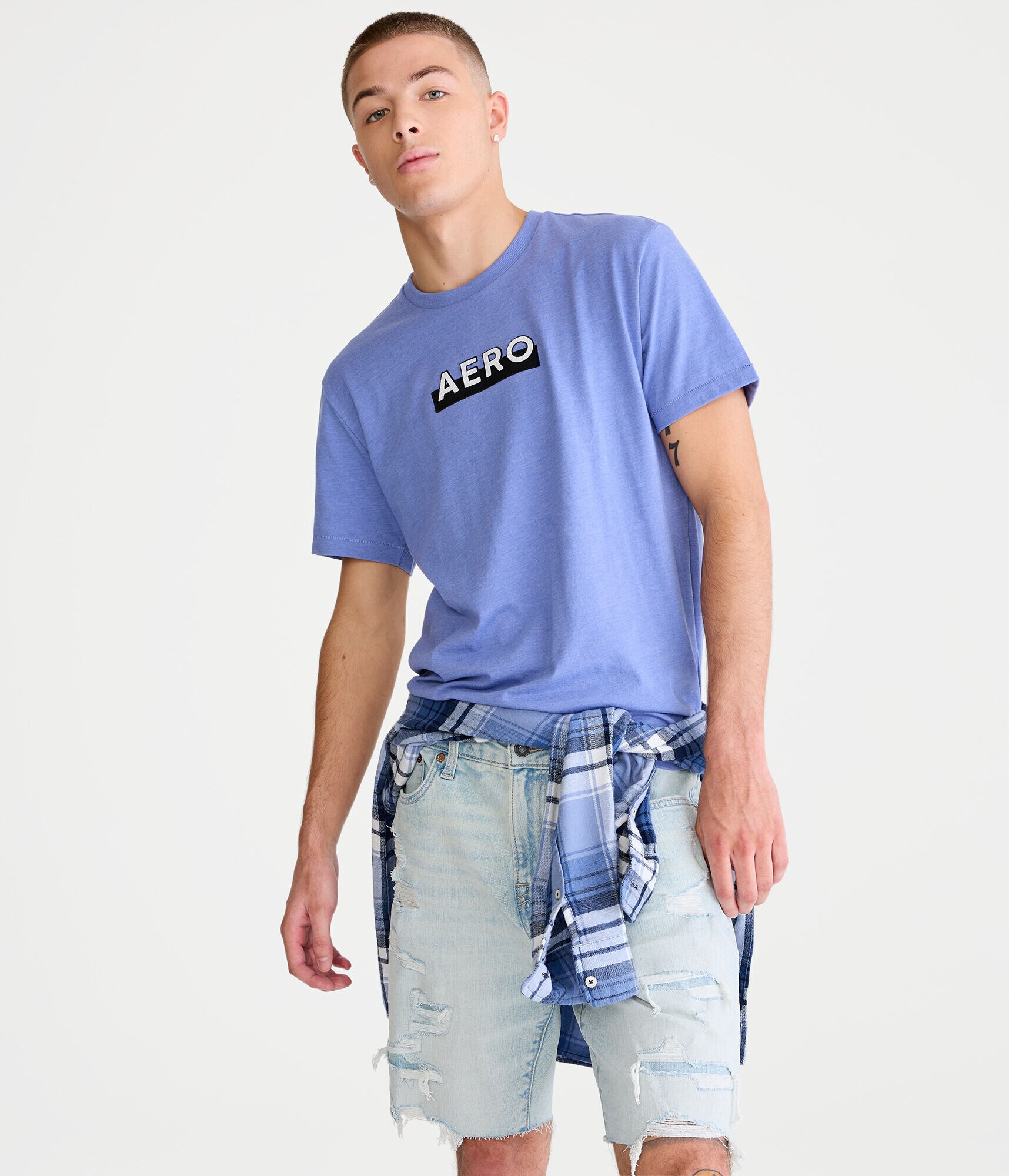 Aero Box Logo Appliqu&eacute; Graphic Tee