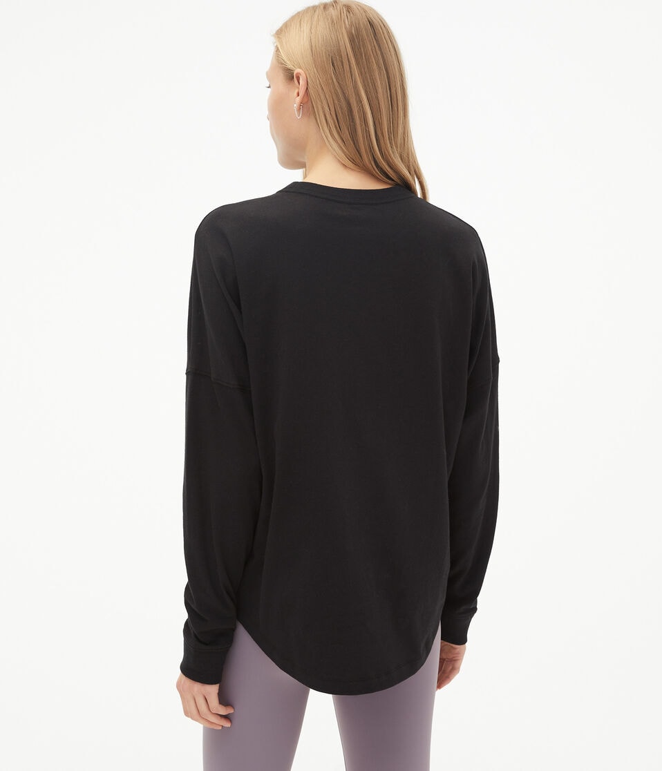 Long Sleeve Aero New York Boyfriend Graphic Tee