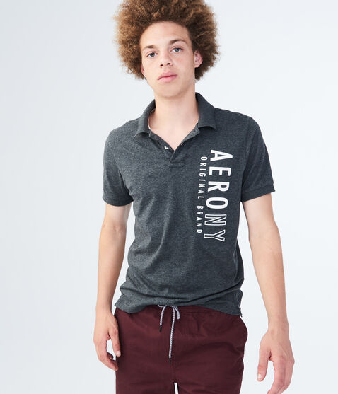 Vertical Graphic Jersey Polo Vertical Graphic Jersey Polo