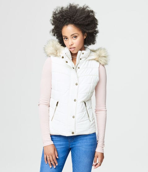 Hooded Puffer Vest Hooded Puffer Vest