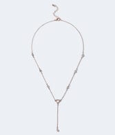 Heart & Gem Y Necklace