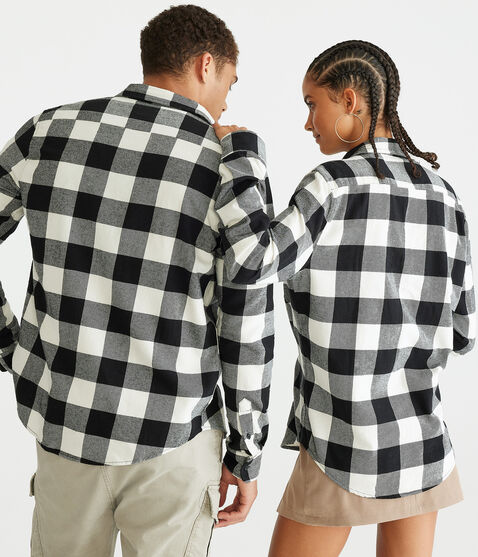 Long Sleeve Buffalo Check Softspun Flannel Shirt Long Sleeve Buffalo Check Softspun Flannel Shirt