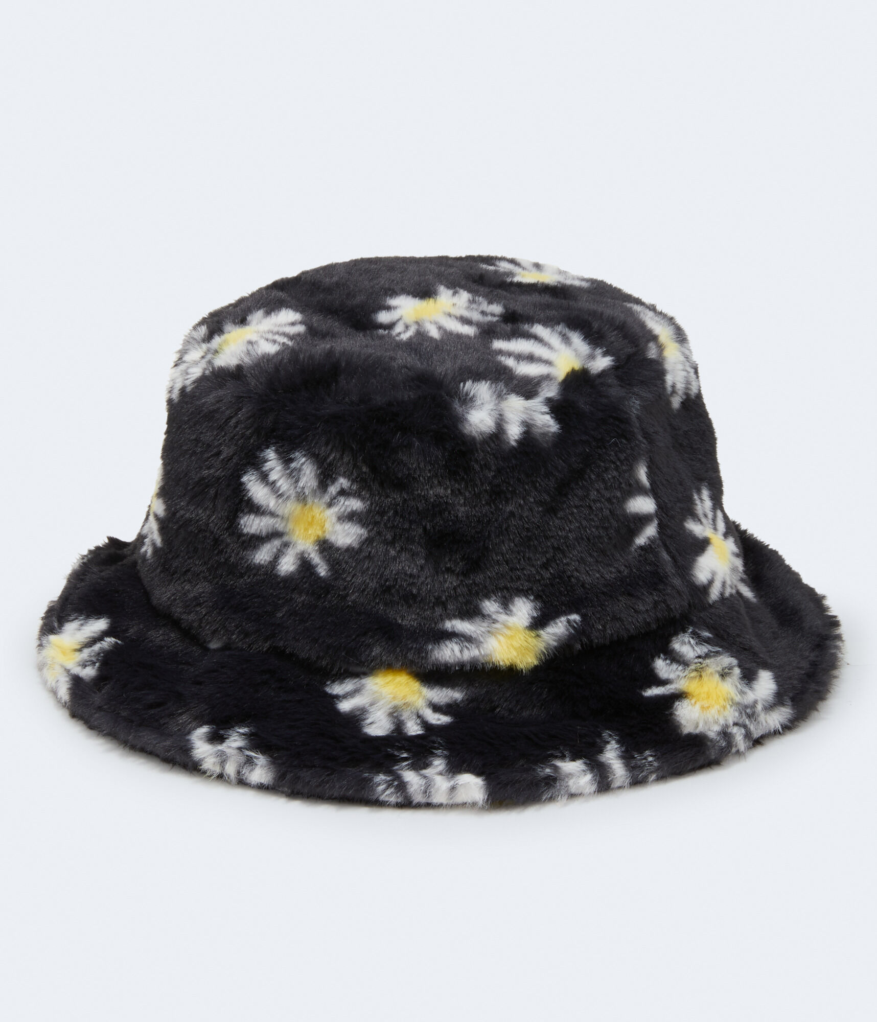 Daisy Faux Fur Bucket Hat