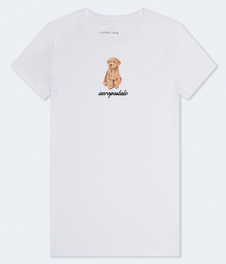 Aeropostale Puppy Logo Graphic Tee