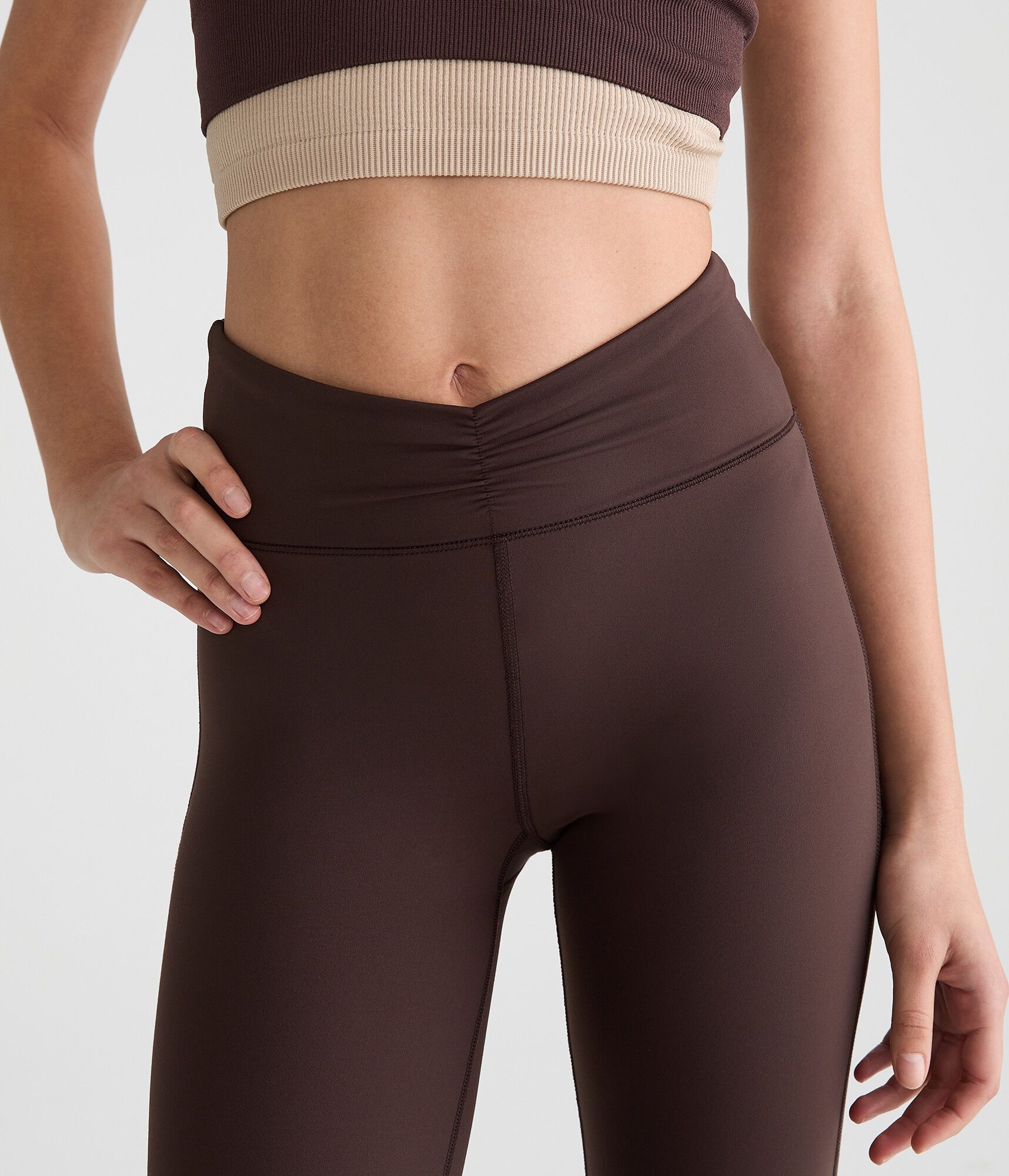Buttery Soft High-Rise Cinch Flare Leggings