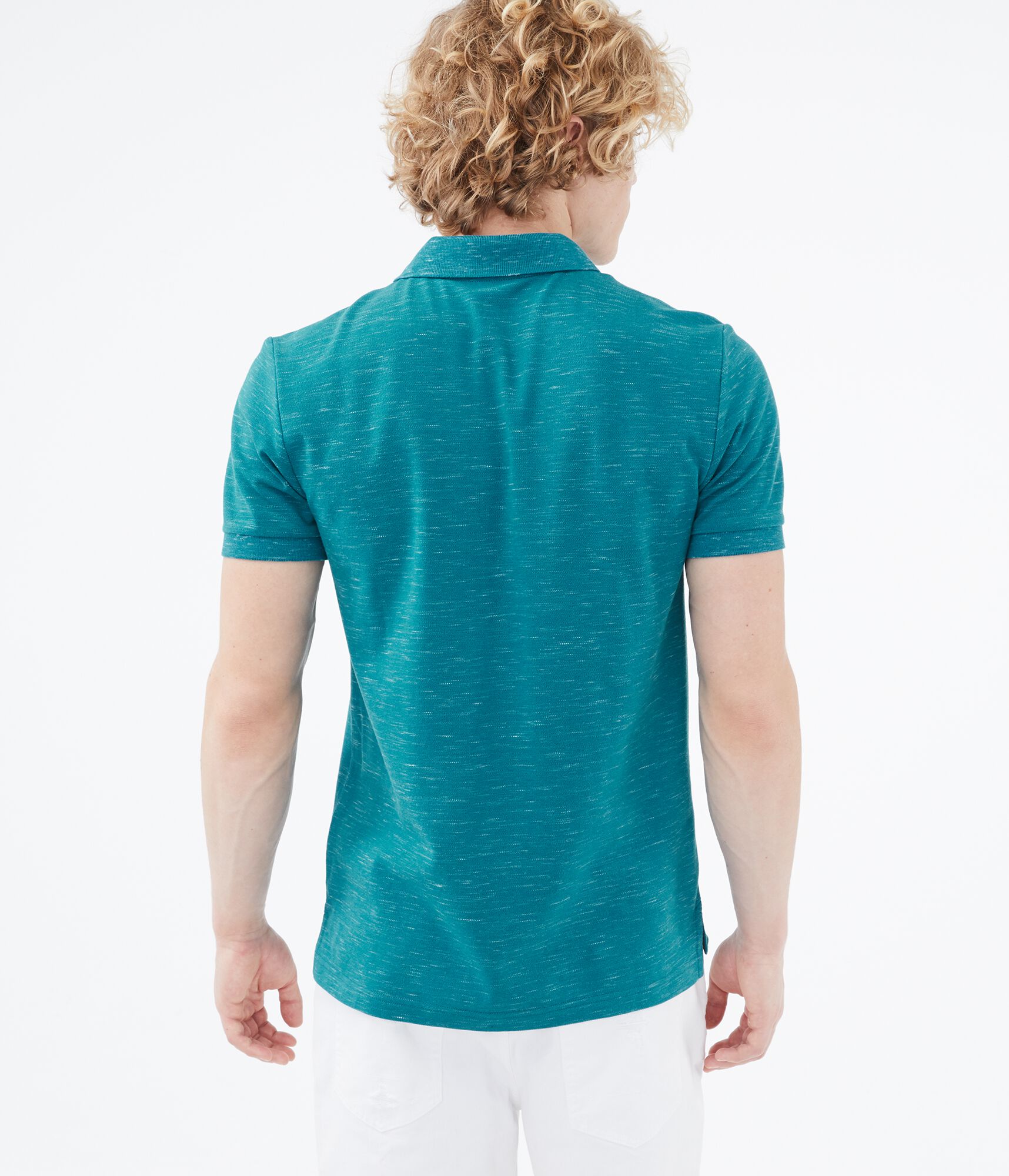 A87NY Stretch Piqu&eacute; Polo