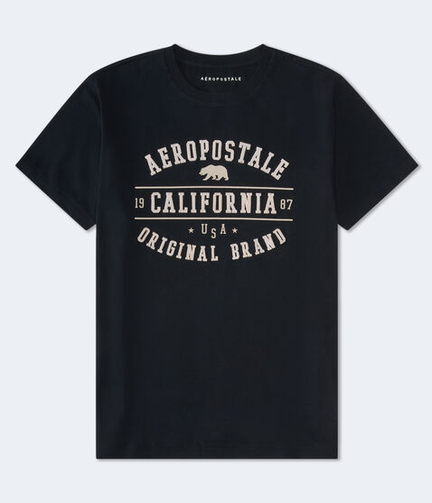 Aeropostale Cali Bear Appliqué Graphic Tee Aeropostale Cali Bear Appliqué Graphic Tee