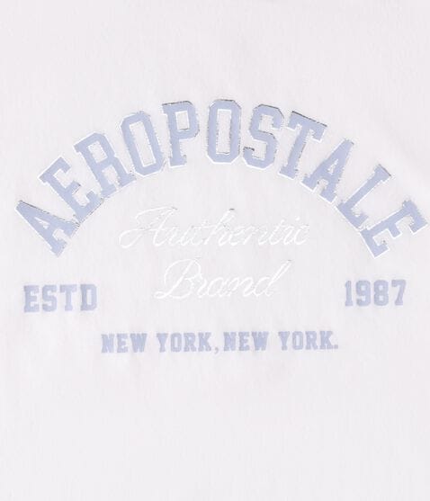 Aeropostale Arch Foil Graphic Tee Aeropostale Arch Foil Graphic Tee