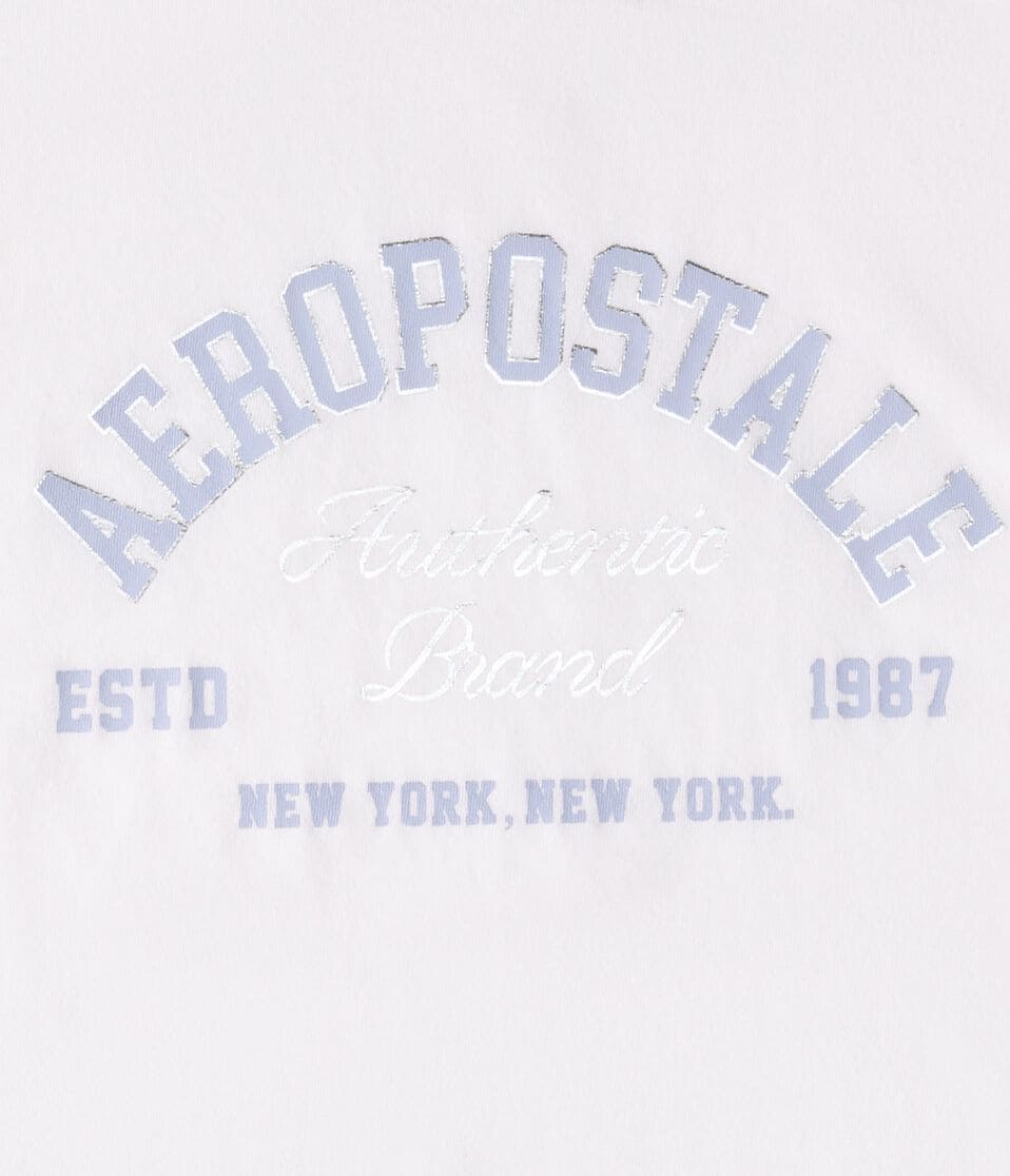 Aeropostale Arch Foil Graphic Tee