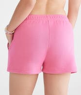 Sunrise Hibiscus High-Rise Fleece Shorts