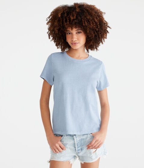 Washed Vintage Fit Crew Tee Washed Vintage Fit Crew Tee
