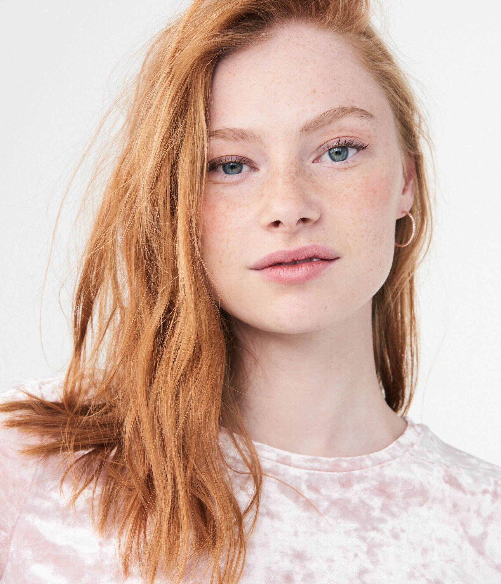 Solid Velvet Girl Tee