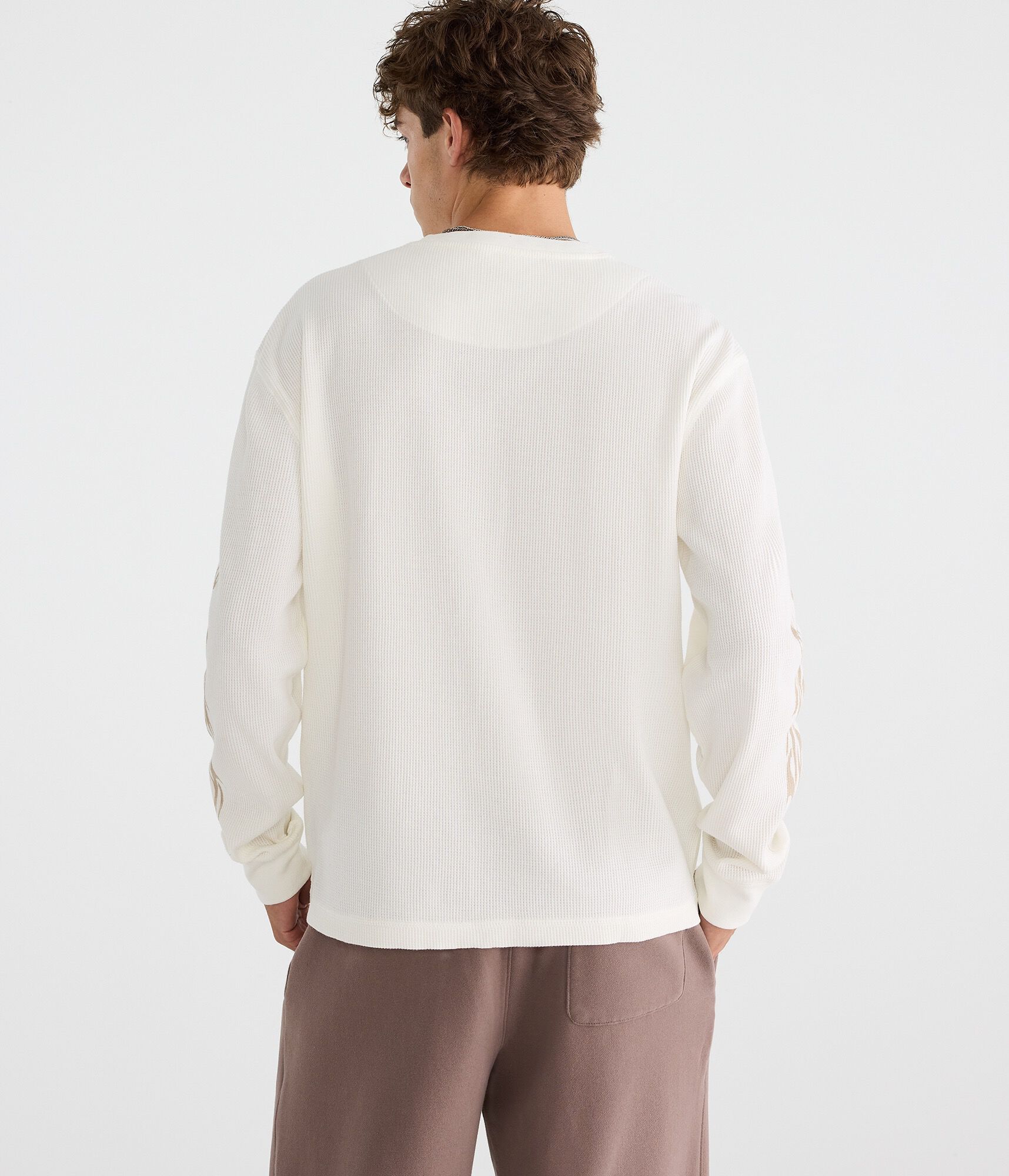 Long Sleeve NYC Tattoo Graphic Thermal Tee
