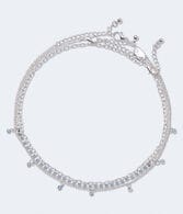Rhinestone Choker Necklace 3-Pack