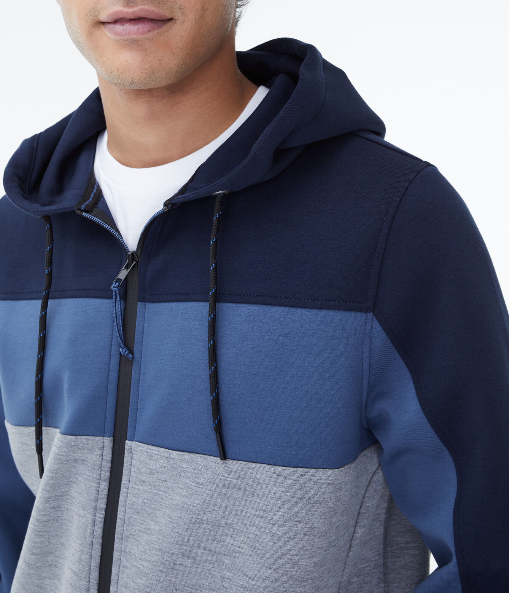 Colorblocked Air Softspun Tech Fleece Full-Zip Hoodie