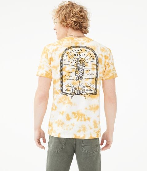 Pineapple Vacation Tie-Dye Graphic Tee