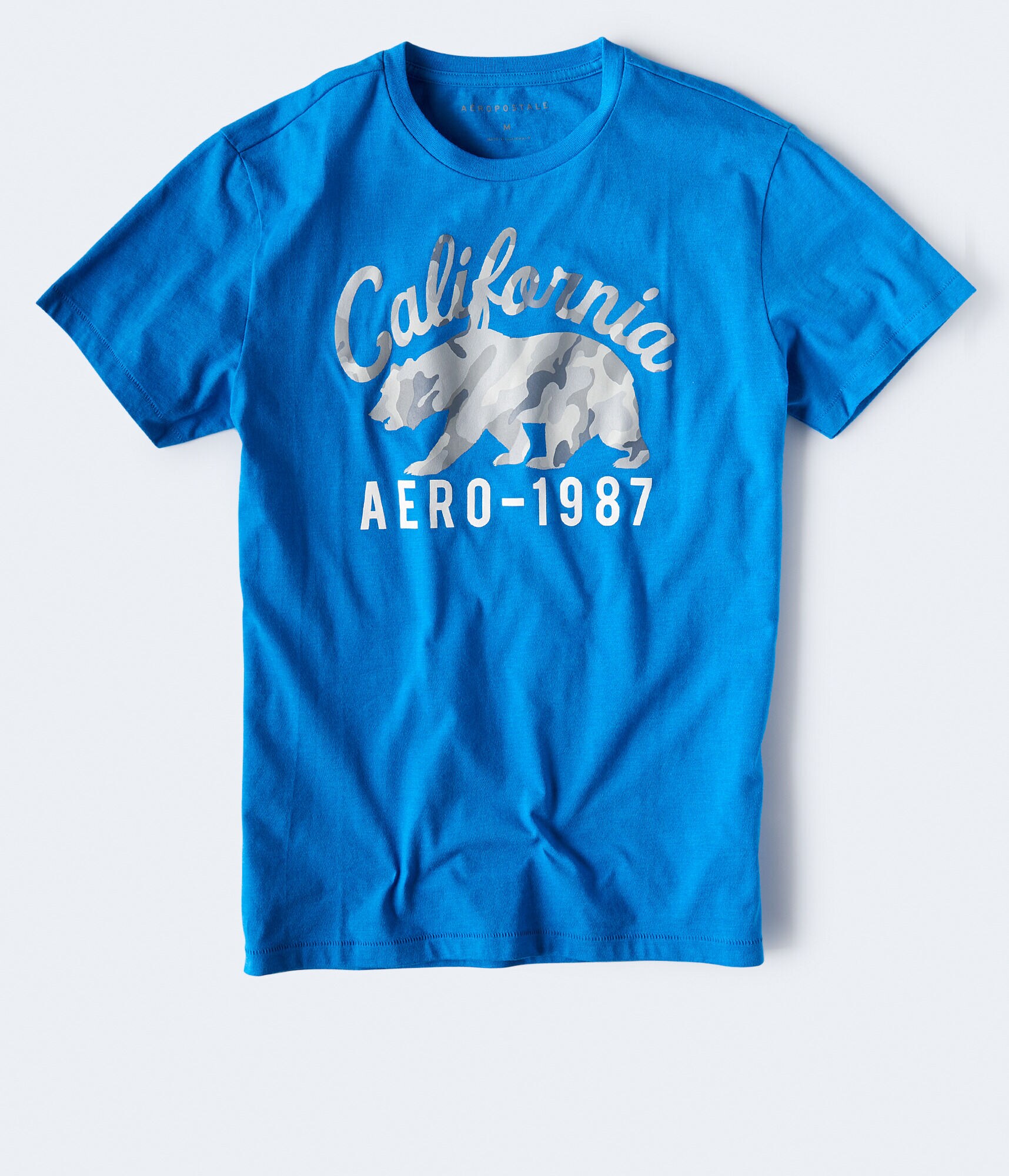 California Camo Bear Graphic Tee