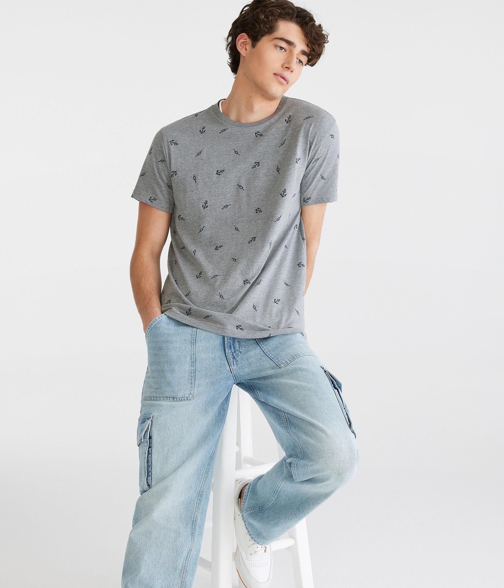 Anchor Print Graphic Tee