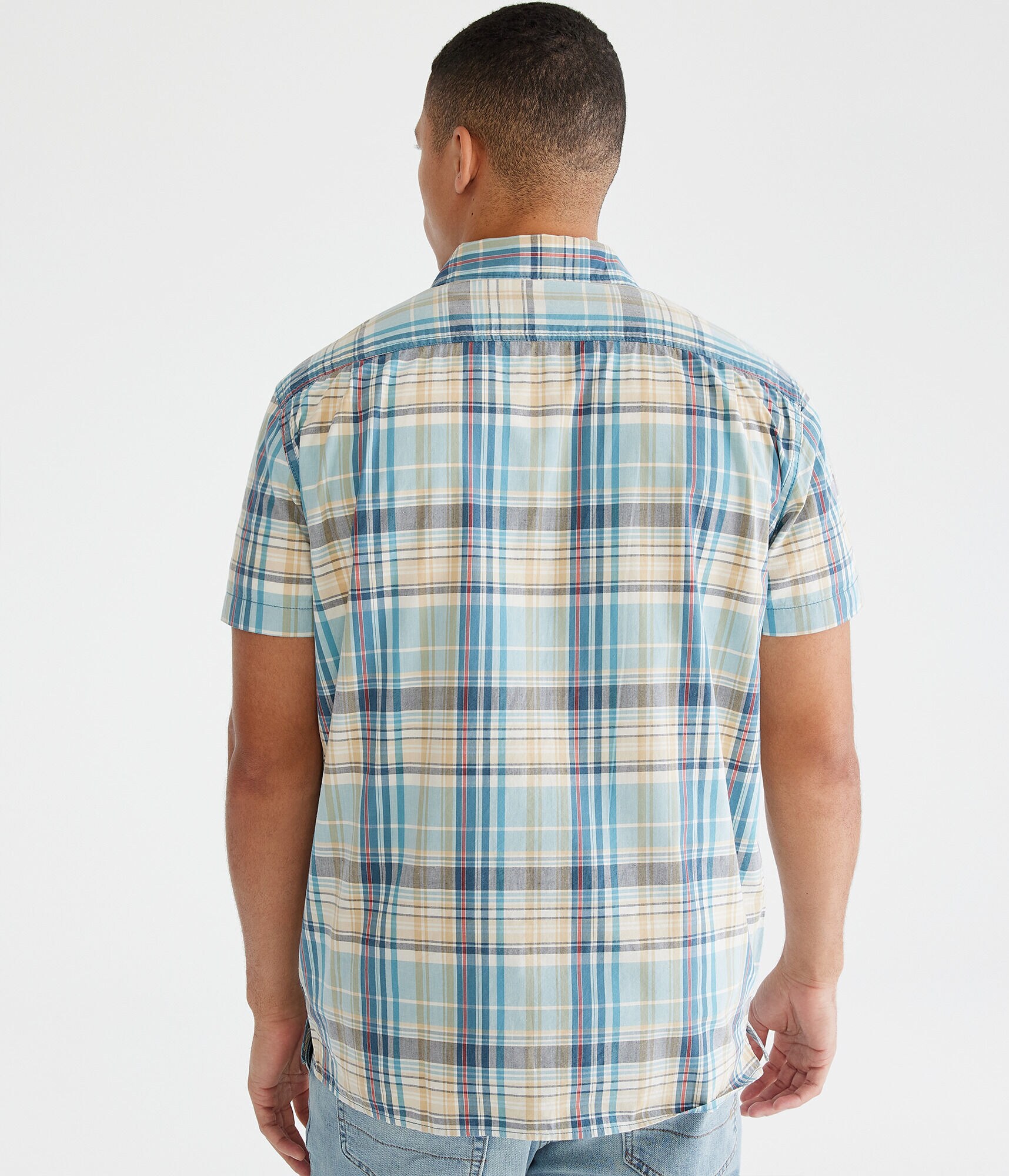 Plaid Poplin Shirt