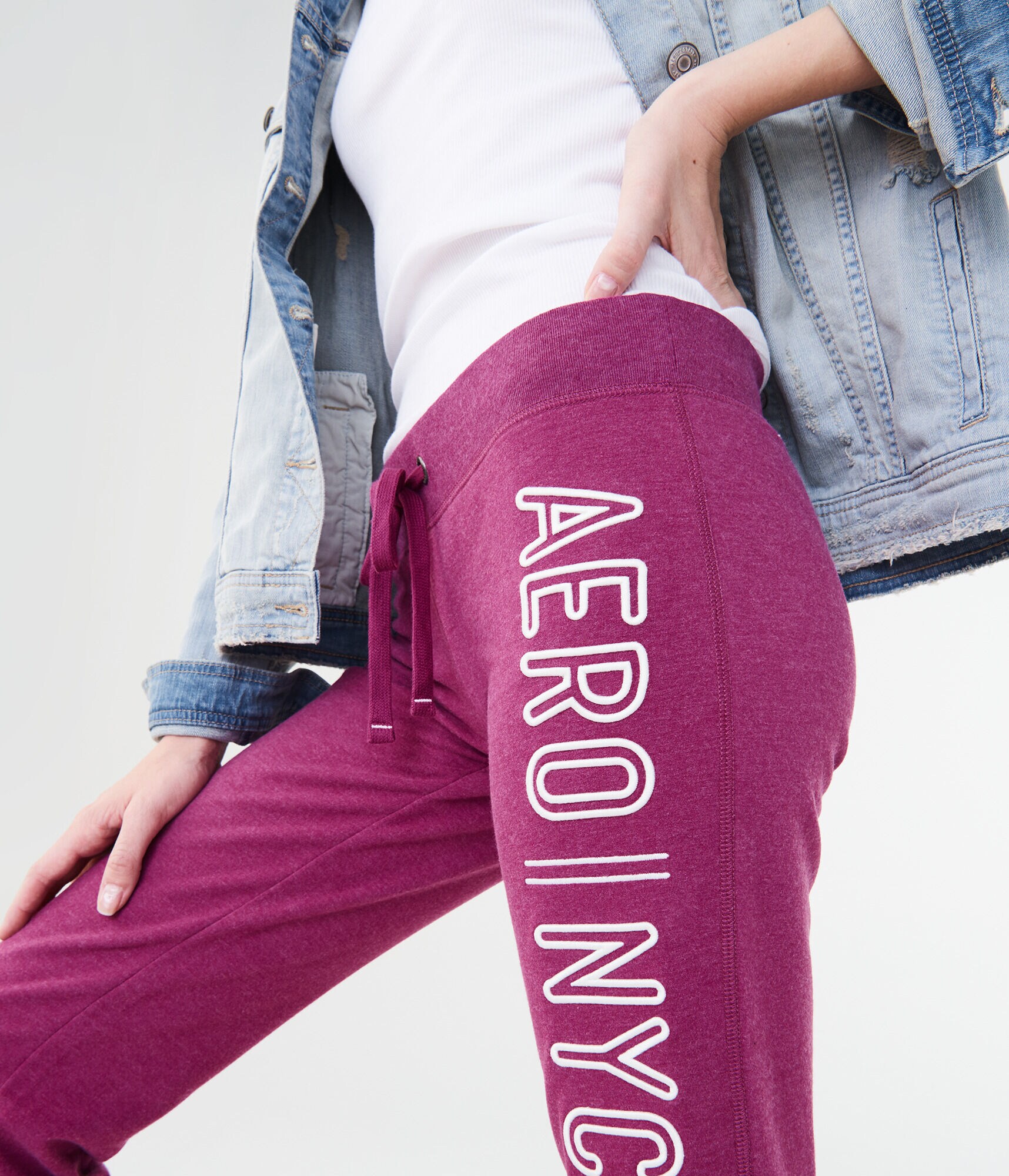 Aero NYC Flare-Leg Sweatpants