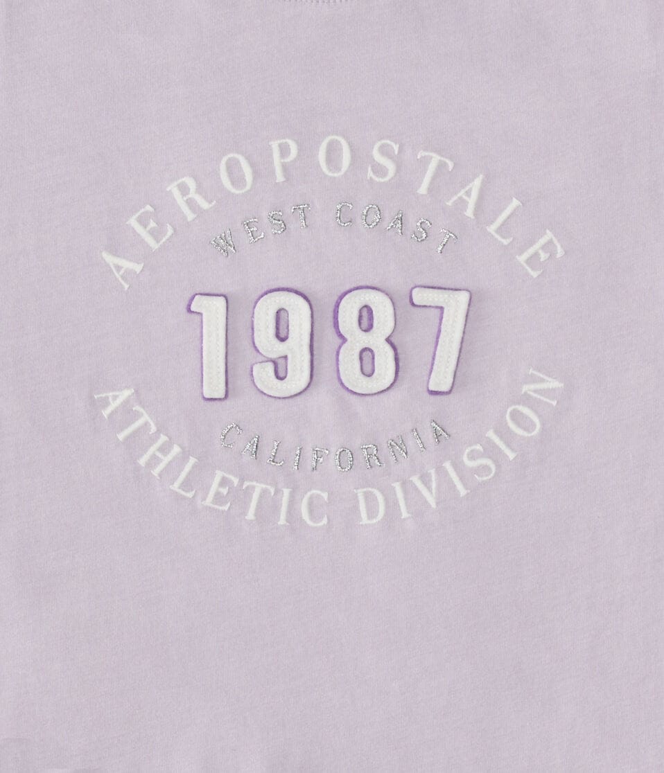Aeropostale Athletic Division Appliqué Graphic Tee