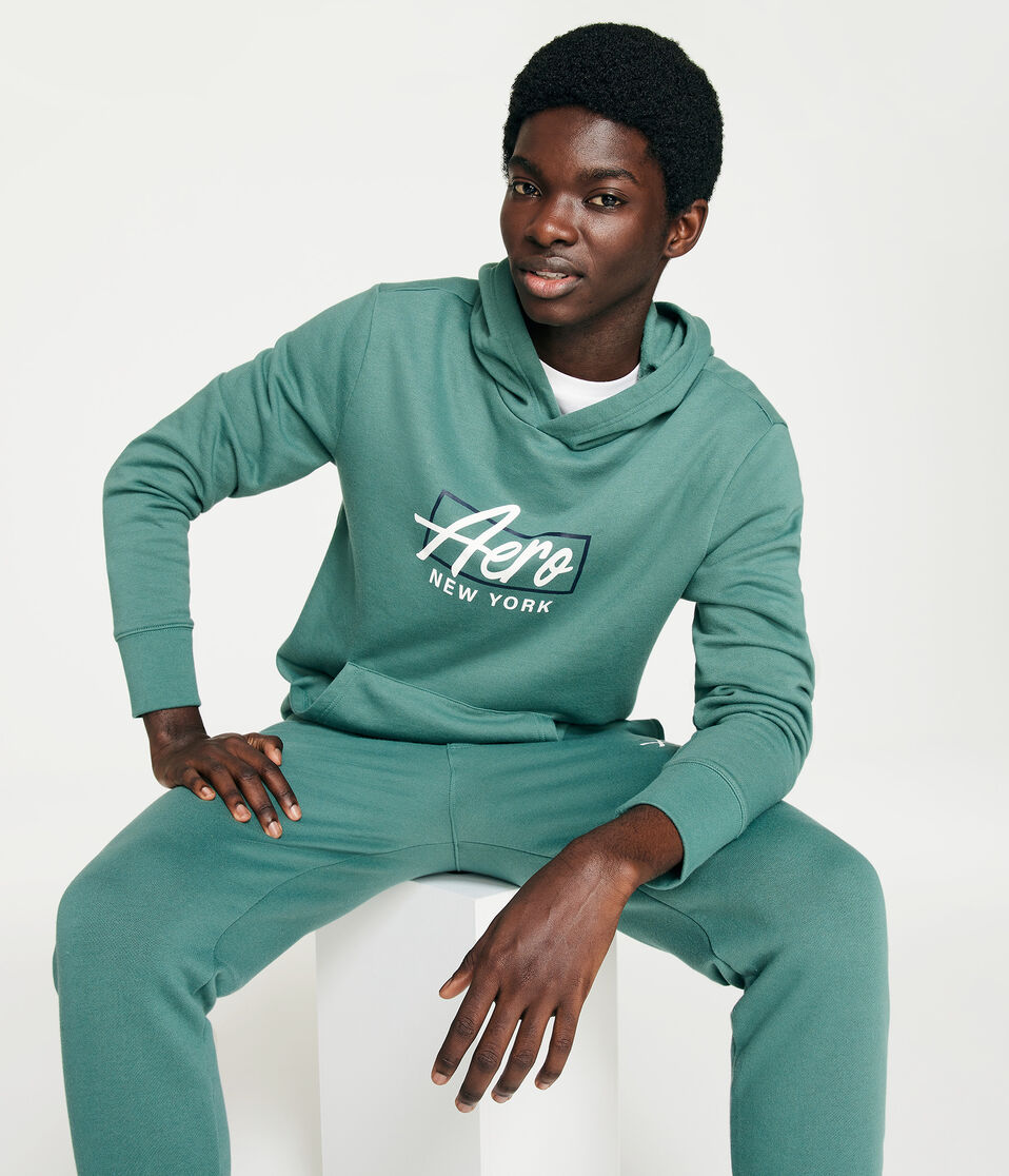 Aero New York Box Pullover Hoodie