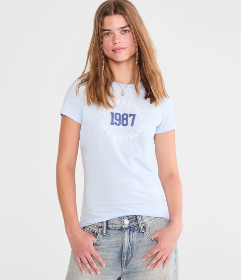 Aeropostale 1987 Appliqué Graphic Tee Aeropostale 1987 Appliqué Graphic Tee