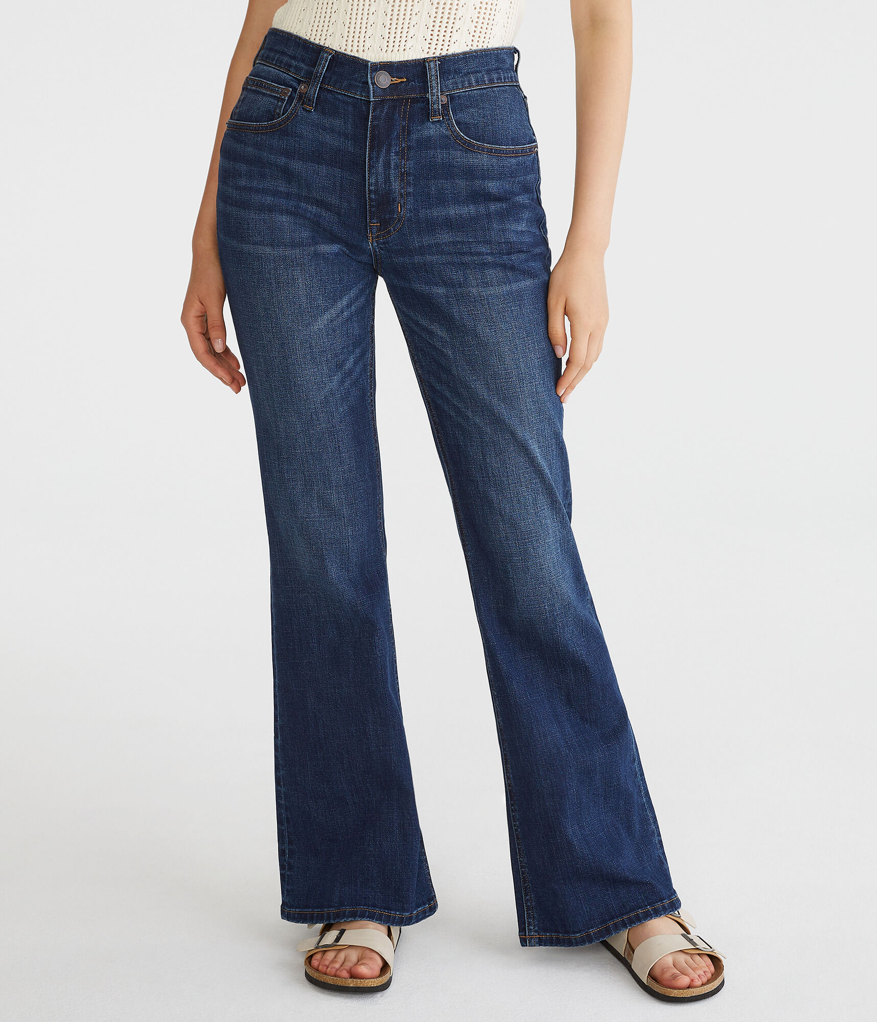Flare High-Waisted Jean
