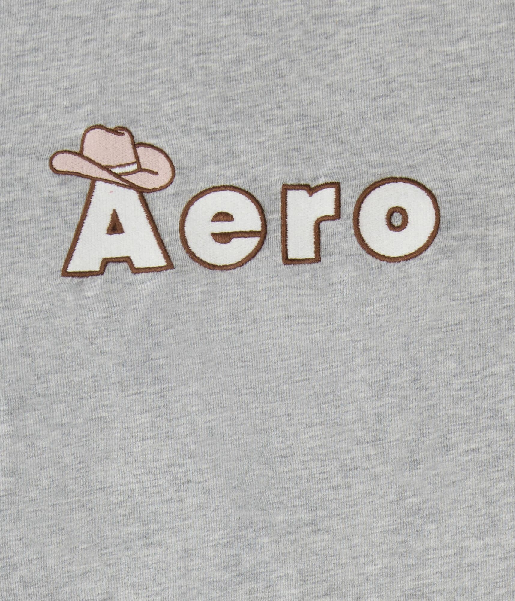 Aero Cowboy Hat Appliqué Graphic Tee