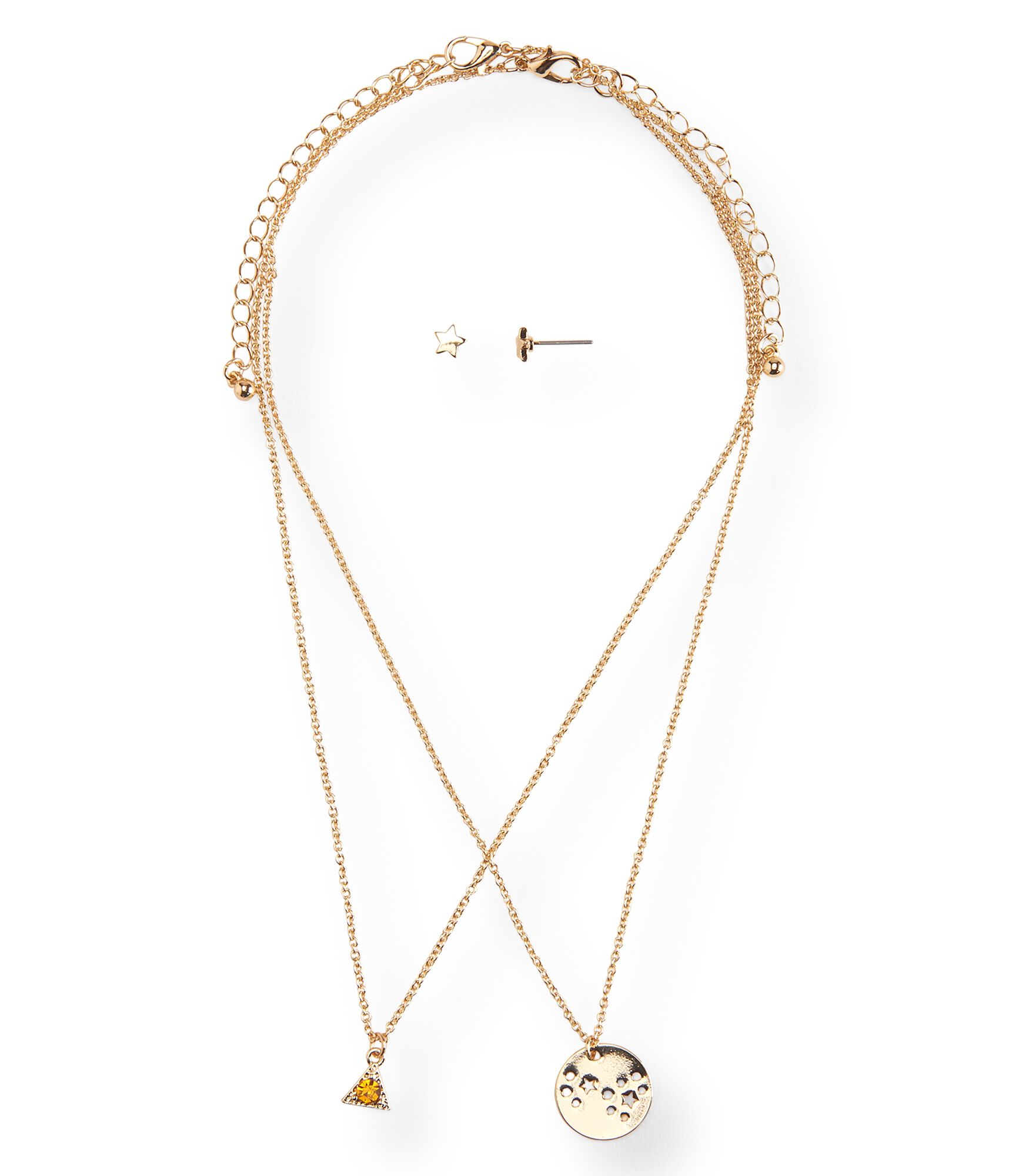 Scorpio Stud Earring &amp; Necklace Set