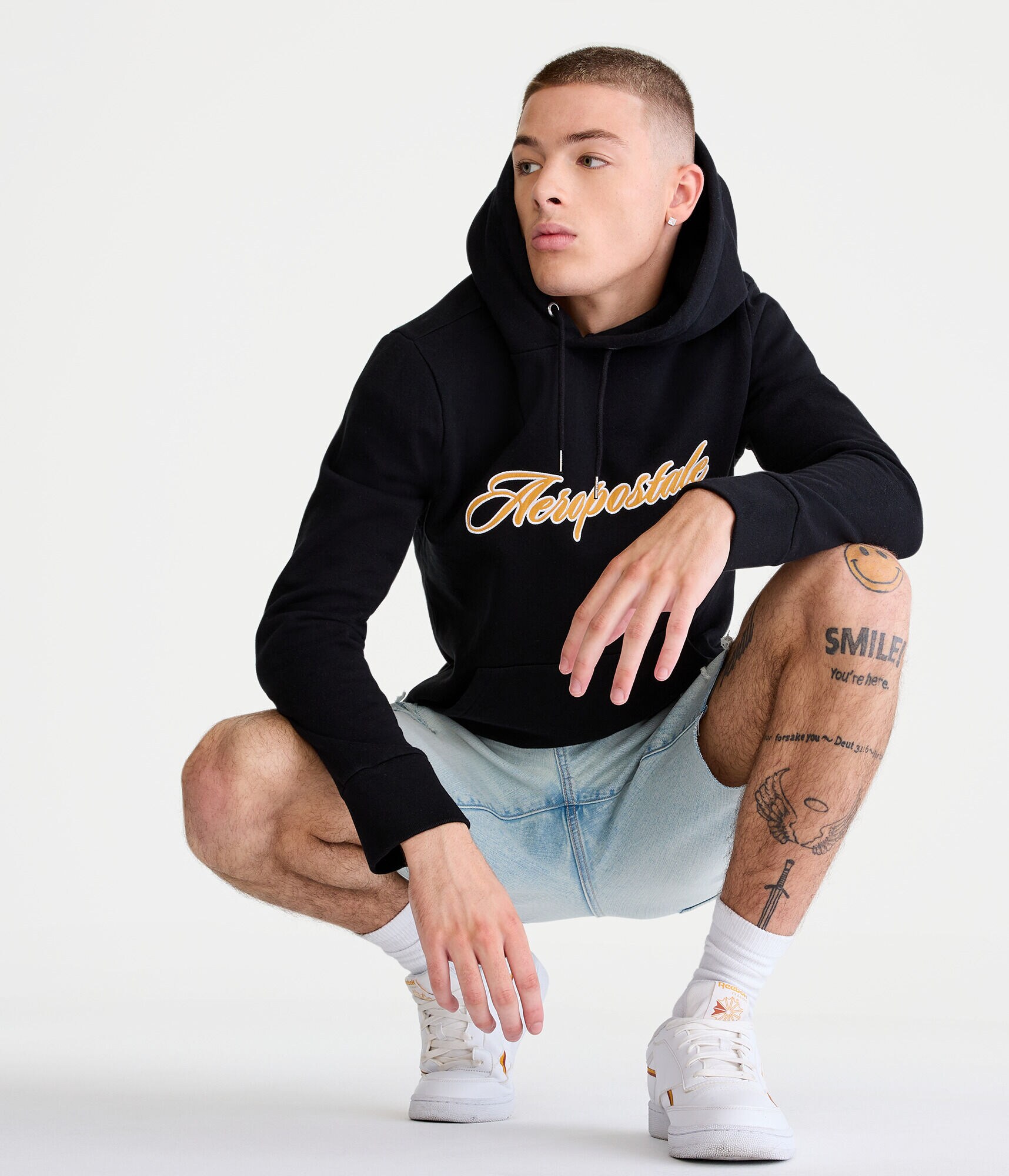 Aeropostale Script Pullover Hoodie