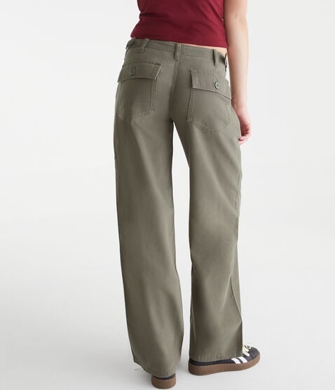 Low-Rise Straight Leg Pants Low-Rise Straight Leg Pants