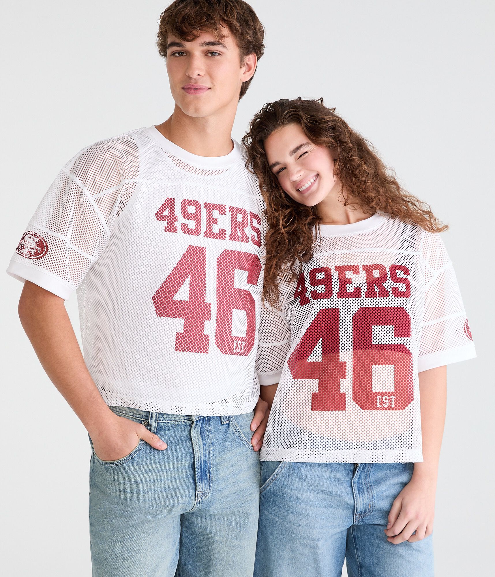 San Francisco 49ers Boxy Mesh Tee