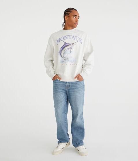 Montauk New York Crew Sweatshirt