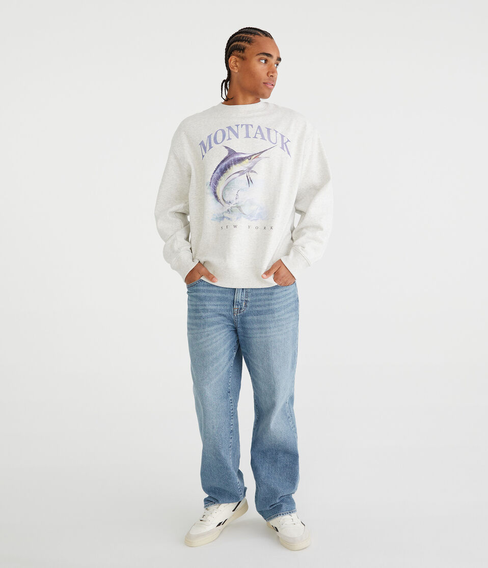 Montauk New York Crew Sweatshirt