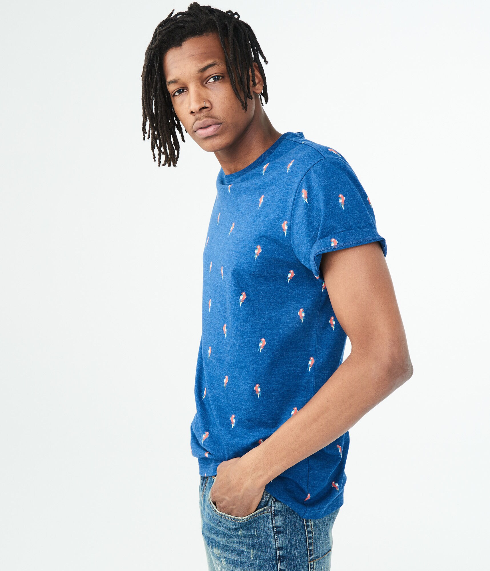 Tropical Bird Graphic Tee