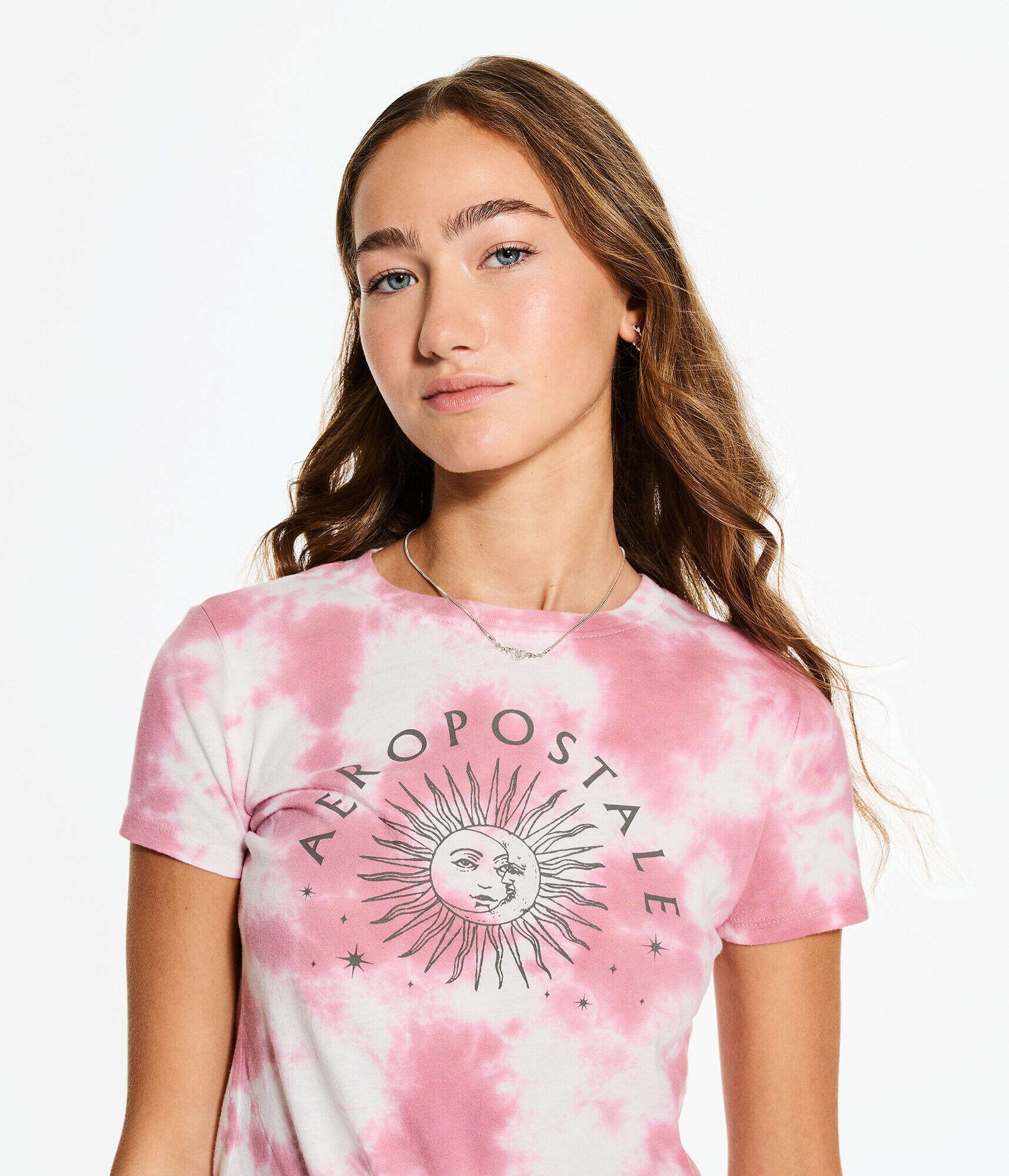 Aeropostale Celestial Tie-Dye Graphic Tee