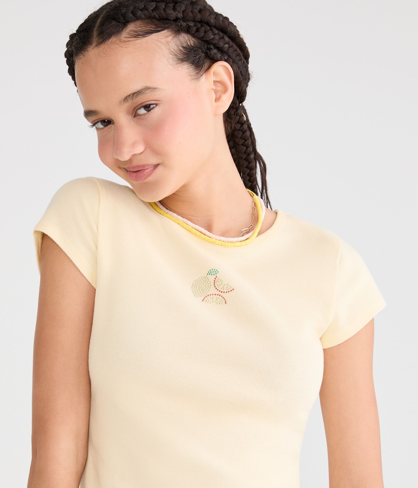 Seriously Soft Citrus Graphic Baby Tee